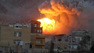 بالفيديو.. انفجار عنيف يهز العاصمة صنعاء