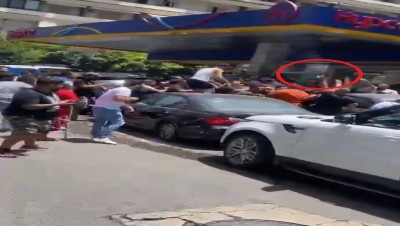 بالفيديو.. إطلاق نار في بيروت من أجل الحصول على المحروقات