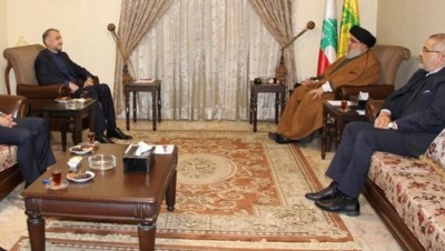وزير خارجية إيران يلتقي "نصرالله" و"عون"