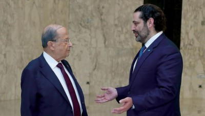 لبنان.. "عون" يهاجم "الحريري" والأخير يرد.. والانهيار متواصل