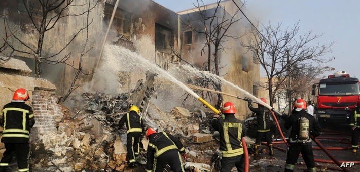 وفاة ثمانية أشخاص بحريق جنوب طهران
