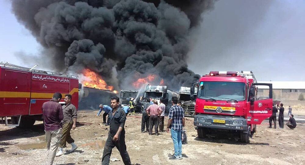 انفجار قوي يهز مدينة رازي الصناعية بإيران