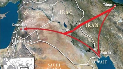 من المستفيد من مشروع الربط السككي بين إيران والعراق وسوريا؟