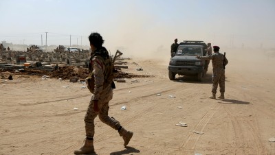 مفخخة حوثية تستهدف شحنة ذخائر في مأرب