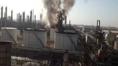 إيران.. انفجار مصنع بتروكيماويات يسفر عن حريق ضخم