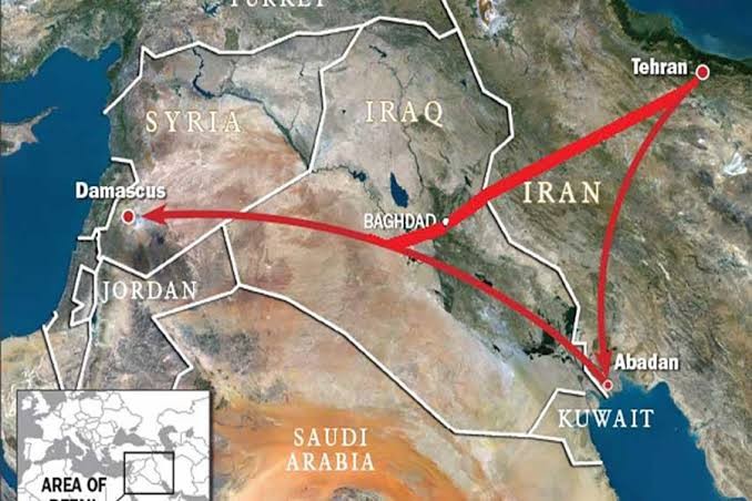 من المستفيد من مشروع الربط السككي بين إيران والعراق وسوريا؟