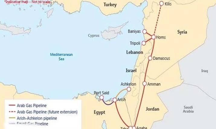 إسرائيلي وليس مصري.. حقيقة خط الغاز إلى لبنان عبر الأردن وسوريا