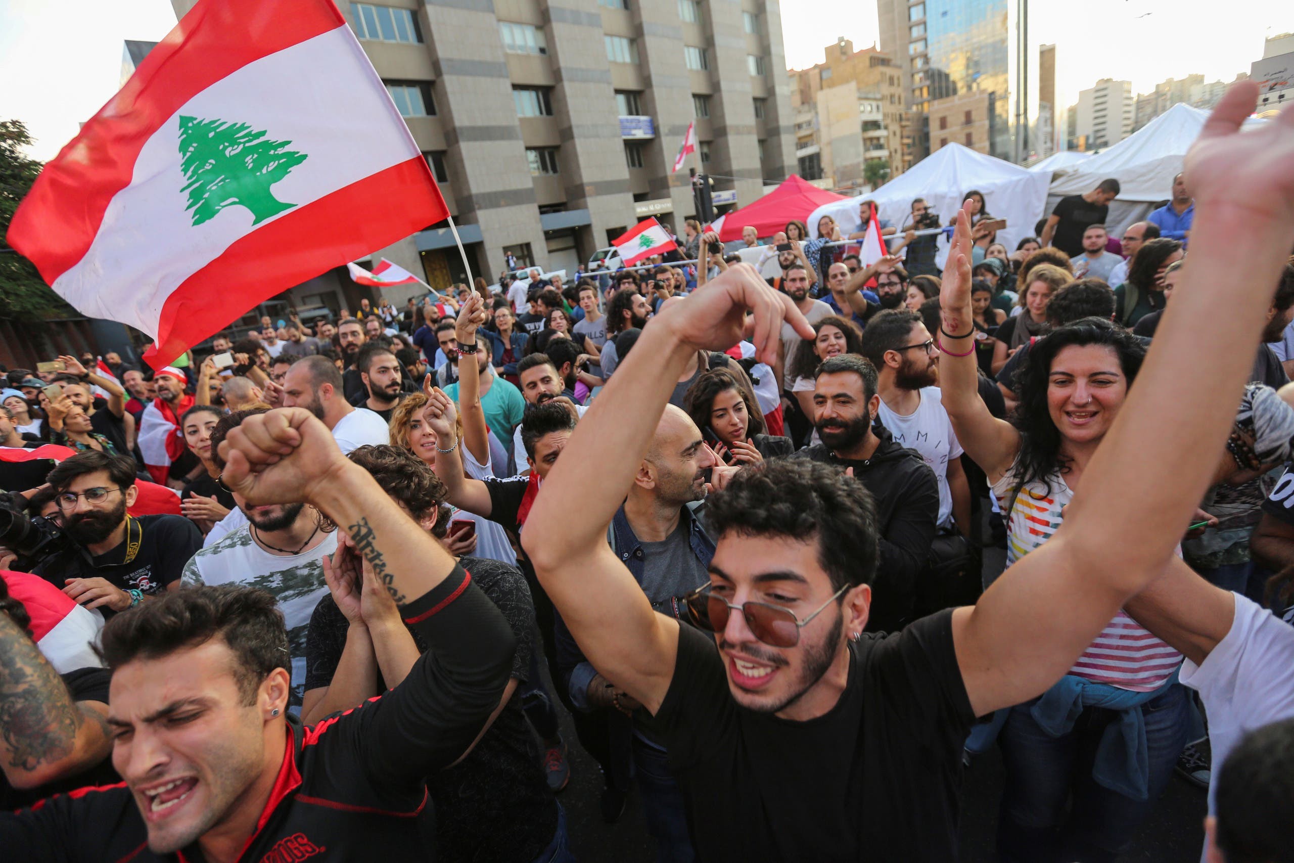 "أحد الوحدة" مظاهرات حاشدة لتحقيق كامل أهداف الثورة اللبنانية